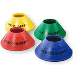 Dunlop Träningsutrustning Dunlop Set Markeringskoner 20-pack-Gul,Blå