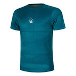 Quiet Please Kläder Quiet Please Create Receiver Wipe T-shirt Herrar-Petrol,Vit