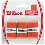 Wilson Överlindor Wilson Soft Overgrip 3-pack-Orange