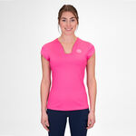 BIDI BADU Kläder BIDI BADU Crew V-Neck T-shirt Damer-Pink