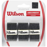 Wilson Överlindor Wilson Advantage Overgrip 3-pack-Svart