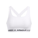 Under Armour Kläder Under Armour Crossback Mid Sport-behå Damer - vit, svart