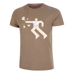 BIDI BADU Kläder BIDI BADU Paris 2025 Chill T-shirt Herrar-Brun,Beige
