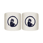 Quiet Please Tenniskläder Quiet Please Short Svettband 2-pack-Creme