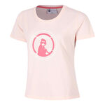Quiet Please Kläder Quiet Please Endlessly Bracket T-shirt Damer-Rosa,Flerfärgad