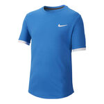 Nike Kläder Nike Court Dry T-shirt Pojkar-Ljusblå,Vit