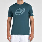 Bullpadel Kläder Bullpadel Lande T-shirt Herrar-Mörkgrön