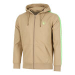 Quiet Please Kläder Quiet Please Wild Taped Zip Sweat-jacka Herrar-Beige,Neongrön