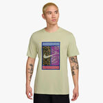 Nike Kläder Nike Court Dri-Fit Court T-shirt Herrar-Visdom,Flerfärgad