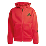 adidas Kläder adidas Z.N.E. Full Zip Sweat-jacka Herrar - röd, 