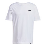 adidas Lounge Slide Graphic Tee