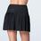 Racer Rib Pleated Skirt