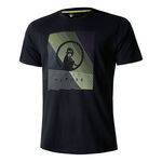 Quiet Please Kläder Quiet Please Linear T-shirt Herrar-Mörkblå
