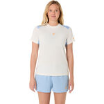 ASICS Kläder ASICS Core T-shirt Damer-Creme,Blågrå