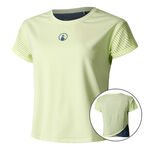 Quiet Please Kläder Quiet Please Perspectives Cross T-shirt Damer-Lime