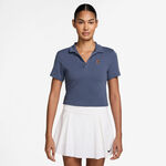Nike Kläder Nike Court Heritage Crop Polo Damer-Blågrå