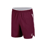 Quiet Please Kläder Quiet Please Create Drop 7in Shorts Herrar-Rött Vin,Vit