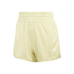 adidas Kläder adidas Pacer Knit High 3in Shorts Damer-Gul