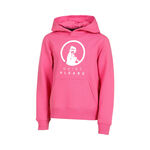 Quiet Please Kläder Quiet Please Baseline Logo Huvtröja Flickor-Pink