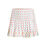 Long Grid Smocked Skirt