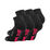 Leana No Show Tech Socks 6 Pack - black