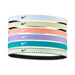 Nike Kläder Nike Nike Flex Classic Hårband 6-pack-Lila,Vit