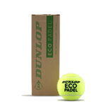 Dunlop Padelbollar Dunlop Eco Padel 3-pack Rör
