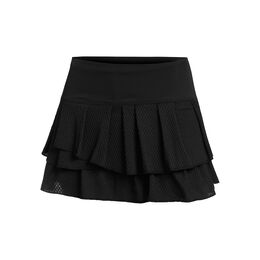 Wavy Pleat Tier Skirt Women
