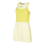 Nike Kläder Nike Court Dri-Fit Slam Klänning Damer-Lime,Grön