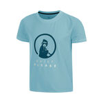 Quiet Please Kläder Quiet Please Create Trainings T-shirt Pojkar-Ljusblå,Flerfärgad