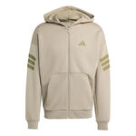 adidas Kläder adidas 3Stripes Full-Zip Träningsjacka Herrar-beige