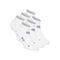 No Party XXL No Show Move Socks 6 Pack - black