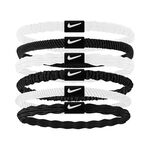 Nike Kl&auml;der Nike Flex Hair Tie H&aring;rband 6-pack-Vit,Svart