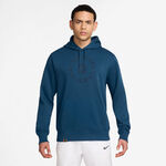 Nike Kläder Nike Court Dri-Fit Heritage Huvtröja Herrar-Blågrå