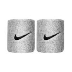 Nike Kläder Nike Swoosh Svettband 2-pack-Ljusgrå,Svart