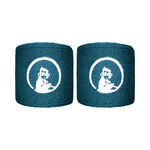 Quiet Please Tenniskläder Quiet Please Short Svettband 2-pack-Petrol
