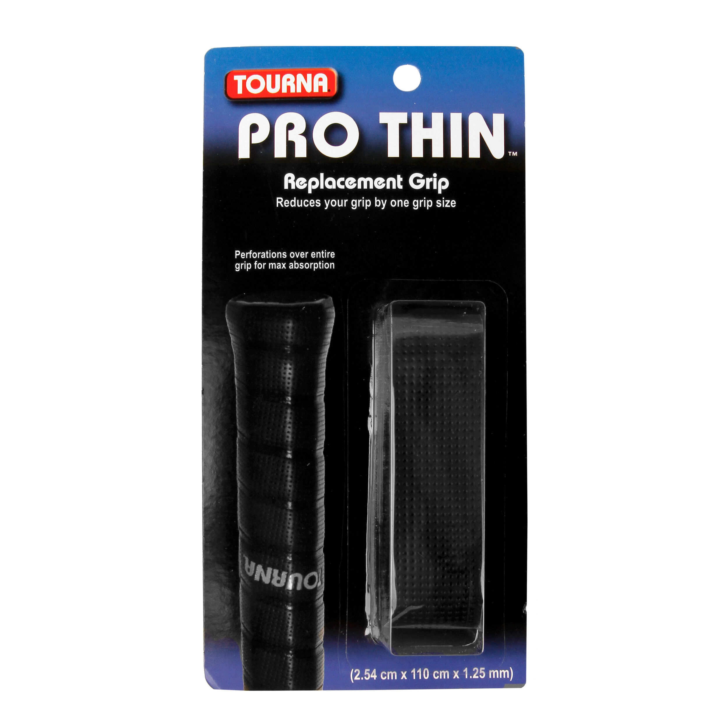 Black Pack of 3 Tourna Grip Tape 2.54 cm x 915 cm 