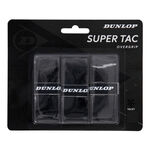 Dunlop &Ouml;verlindor Dunlop  Super Tac 3-pack - svart
