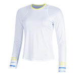 Lucky in Love Kläder Lucky in Love Shibori Wave Långärmat Damer-Vit