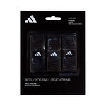 adidas &Ouml;verlindor adidas Padel Overgrip 3-pack-Svart