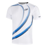 Bullpadel Kläder Bullpadel Beque T-shirt Herrar-Vit,Ljusblå