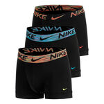 Nike Kläder Nike Dri-Fit Essential Micro Trunk Boxershorts 3-pack Herrar - svart, svart