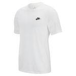 Nike Kläder Nike Sportswear Club T-shirt Herrar-Vit,Svart