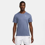 Nike Tenniskl&auml;der Nike Court Dri-Fit Advantage T-shirt Herrar-Bl&aring;gr&aring;