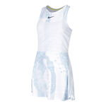 Nike Kläder Nike Court Dri-Fit Slam Klänning Damer-Vit,Ljusgrå