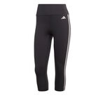 adidas Kl&auml;der adidas Essentials Train 3-Stripes High-Waisted Tights Damer-Svart