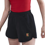 Nike Kläder Nike Court Heritage Fleece Mid Rise Shorts Damer-Svart