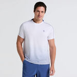 Original Penguin Kläder Original Penguin Performance Net Block T-shirt Herrar-Vit