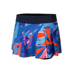 BIDI BADU Kläder BIDI BADU Spike Printed Wavy Kjol Damer-Mörkblå,Blå