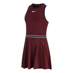 Nike Kläder Nike Court Dri-FIT Slam Klänning Damer-Mörkröd